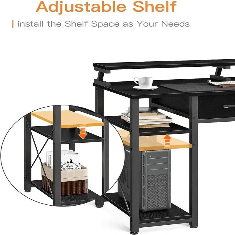Computer Desk with Drawers