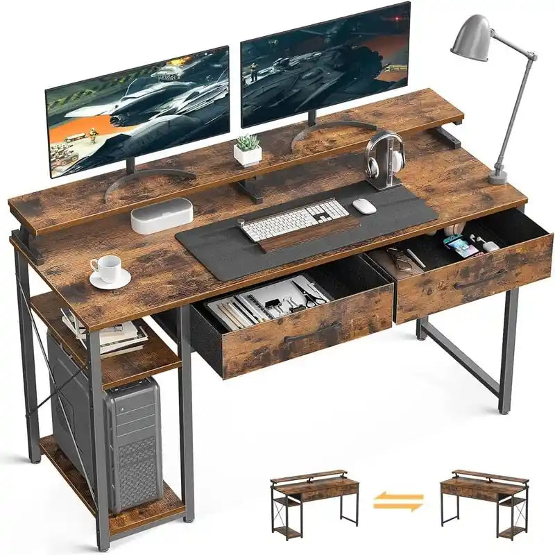Computer Desk with Drawers