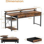 Computer Desk with Drawers