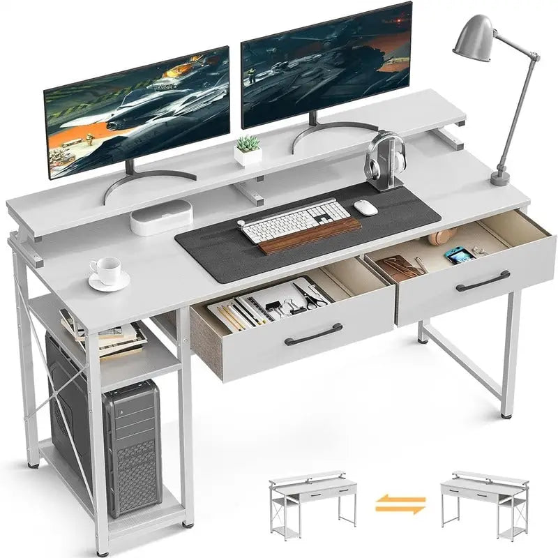 Computer Desk with Drawers