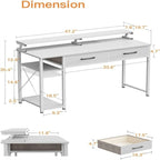 Computer Desk with Drawers