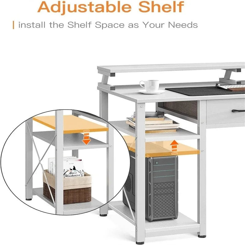 Computer Desk with Drawers