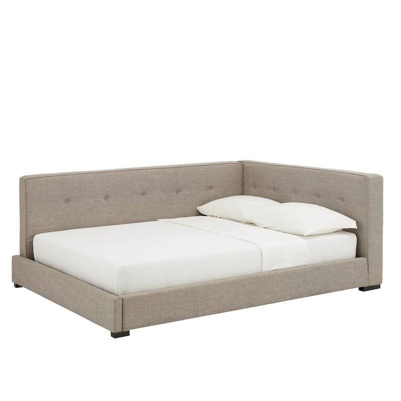 Basingstoke Grey Full Size Lounger by iNSPIRE Q Modern