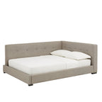 Basingstoke Grey Full Size Lounger by iNSPIRE Q Modern