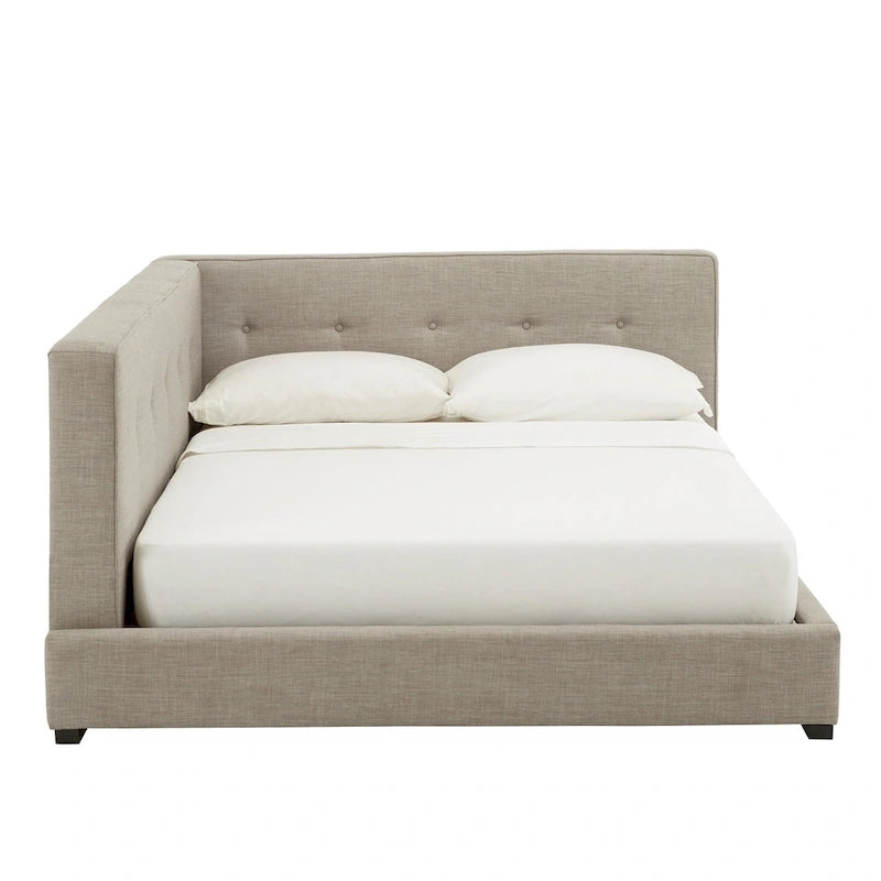 Basingstoke Grey Full Size Lounger by iNSPIRE Q Modern