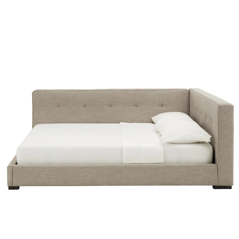 Basingstoke Grey Full Size Lounger by iNSPIRE Q Modern