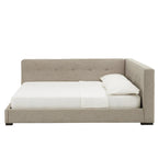 Basingstoke Grey Full Size Lounger by iNSPIRE Q Modern