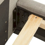 Basingstoke Grey Full Size Lounger by iNSPIRE Q Modern