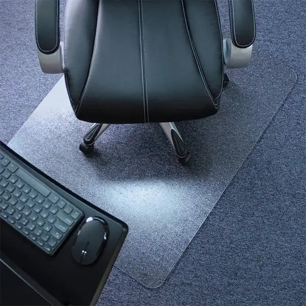 Moda Excellent Home Office PVC Chair Mat Rectangle Shape with Studs