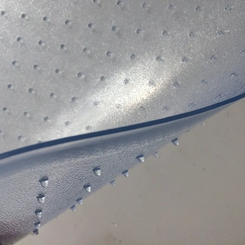 Moda Excellent Home Office PVC Chair Mat Rectangle Shape with Studs