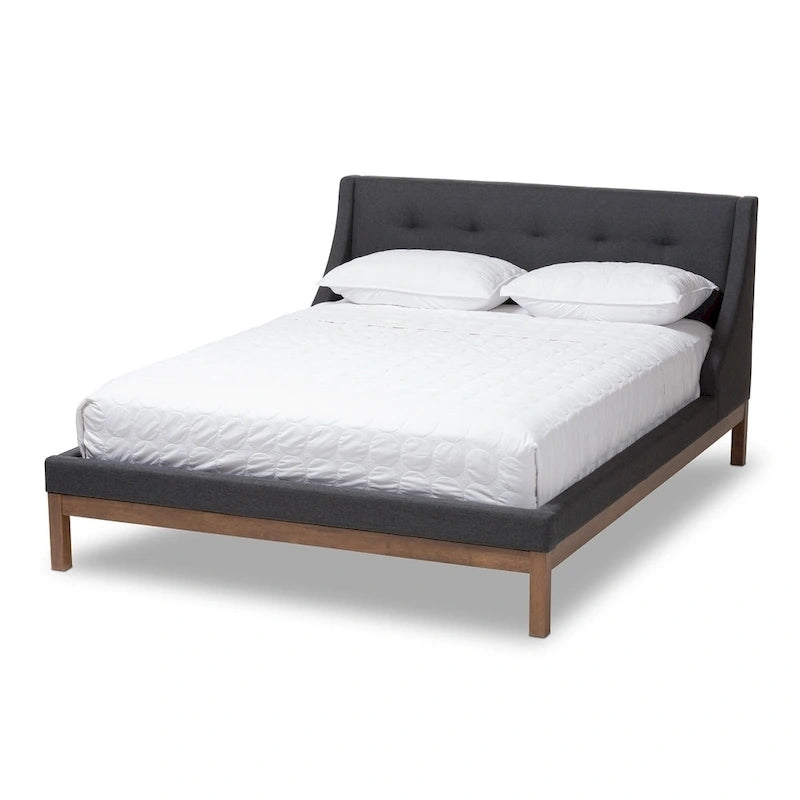 Strick & Bolton Vija Contemporary Fabric Platform Bed