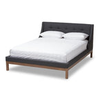 Strick & Bolton Vija Contemporary Fabric Platform Bed