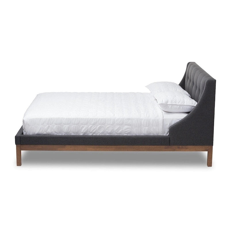 Strick & Bolton Vija Contemporary Fabric Platform Bed