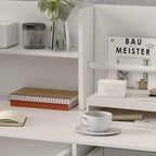 Kerrogee 47.2L Reception Counter Desk with Lockable Drawers Table