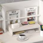 Kerrogee 47.2L Reception Counter Desk with Lockable Drawers Table