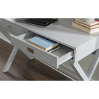 Poppy X-Frame Writing Desk with Drawers