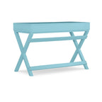 Poppy X-Frame Writing Desk with Drawers