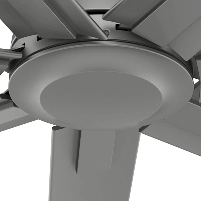 Hunter 72 Downtown Windmill Outdoor Ceiling Fan & Wall Control - Damp Rated - Industrial, Modern - ENERGY STAR!