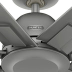 Hunter 72 Downtown Windmill Outdoor Ceiling Fan & Wall Control - Damp Rated - Industrial, Modern - ENERGY STAR!