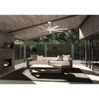 Hunter 72 Downtown Windmill Outdoor Ceiling Fan & Wall Control - Damp Rated - Industrial, Modern - ENERGY STAR!