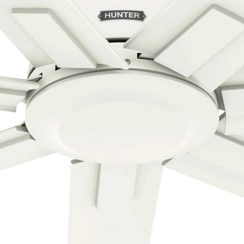Hunter 72 Downtown Windmill Outdoor Ceiling Fan & Wall Control - Damp Rated - Industrial, Modern - ENERGY STAR!