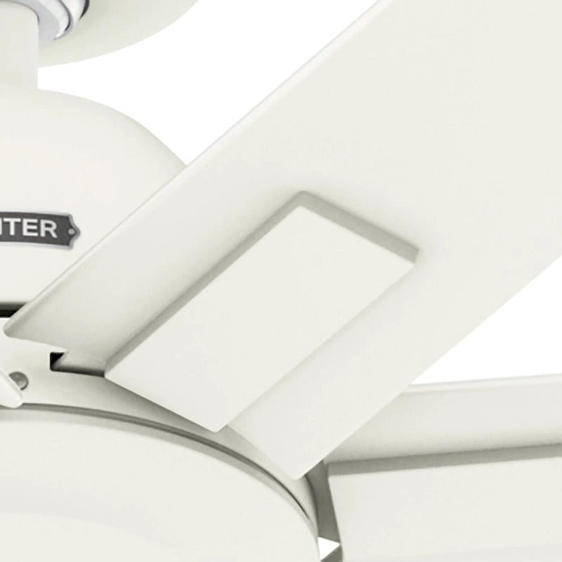 Hunter 72 Downtown Windmill Outdoor Ceiling Fan & Wall Control - Damp Rated - Industrial, Modern - ENERGY STAR!