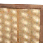 Malia Modern and Contemporary Synthetic Rattan Canopy Bed