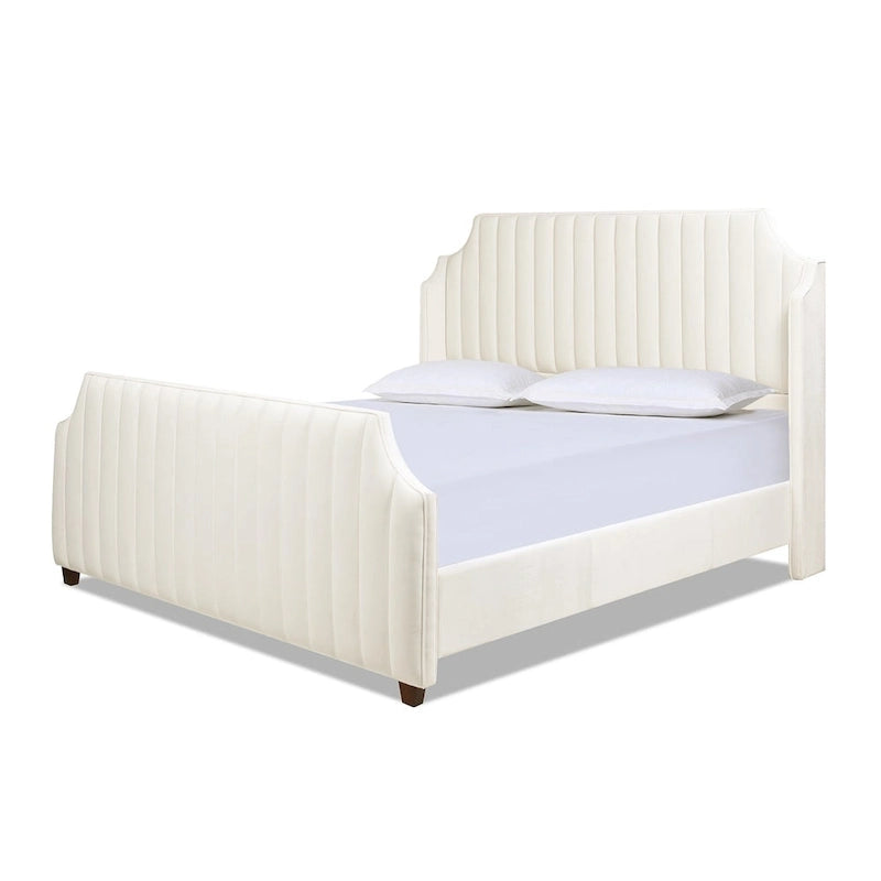 Addison King Channel Tufted Panel Bed Frame