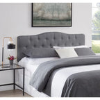 Cecilia Button Tufted Upholstered Headboard, Height Adjustable Headboards,Bed Backboard Premium Padded Fabric Headboard