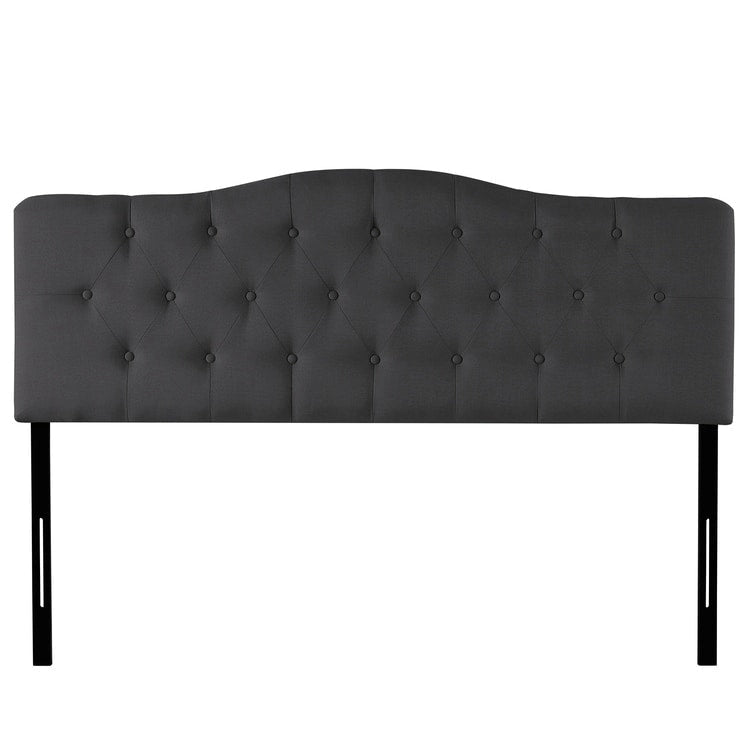 Cecilia Button Tufted Upholstered Headboard, Height Adjustable Headboards,Bed Backboard Premium Padded Fabric Headboard