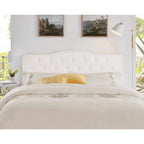 Cecilia Button Tufted Upholstered Headboard, Height Adjustable Headboards,Bed Backboard Premium Padded Fabric Headboard