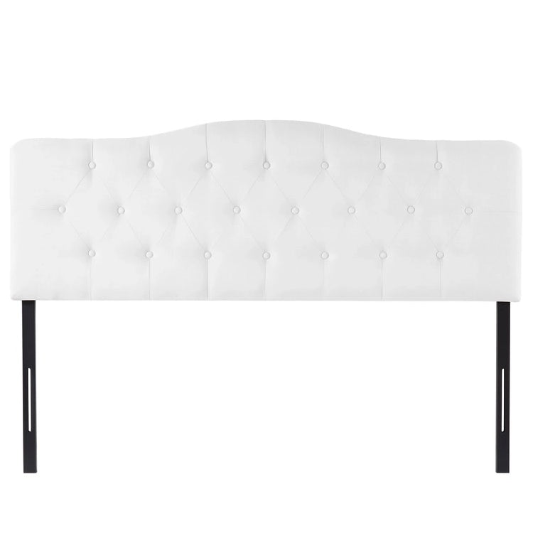 Cecilia Button Tufted Upholstered Headboard, Height Adjustable Headboards,Bed Backboard Premium Padded Fabric Headboard