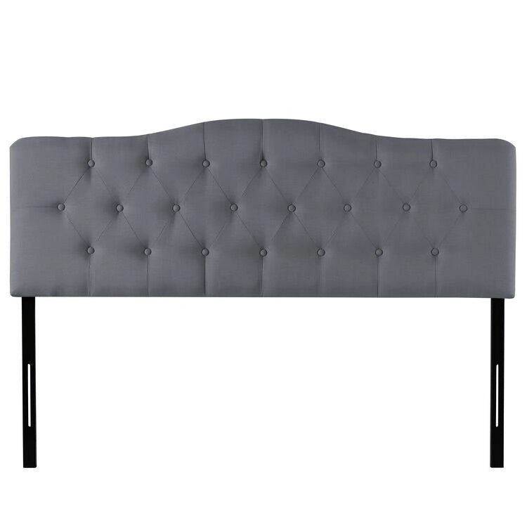 Cecilia Button Tufted Upholstered Headboard, Height Adjustable Headboards,Bed Backboard Premium Padded Fabric Headboard