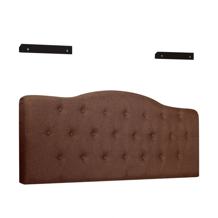Cecilia Button Tufted Upholstered Headboard, Height Adjustable Headboards,Bed Backboard Premium Padded Fabric Headboard