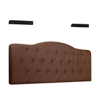 Cecilia Button Tufted Upholstered Headboard, Height Adjustable Headboards,Bed Backboard Premium Padded Fabric Headboard
