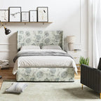 Louise Traditional Washable Slipcover Bed Upholstered Metal by HULALA HOME