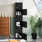 6 Doors Metal Locker Storage Cabinet for Home Office,School