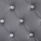 Vinsetto Vanity Middle Back Office Chair Tufted Backrest Swivel Rolling Wheels Task Chair with Height Adjustable Armrests