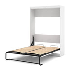 Bestar Nebula Full Murphy Bed with Storage, Wall Bed for Guest Room
