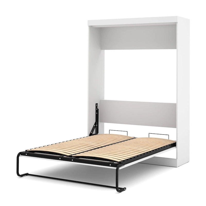 Bestar Nebula Full Murphy Bed with Storage, Wall Bed for Guest Room