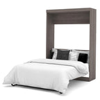 Bestar Nebula Full Murphy Bed with Storage, Wall Bed for Guest Room