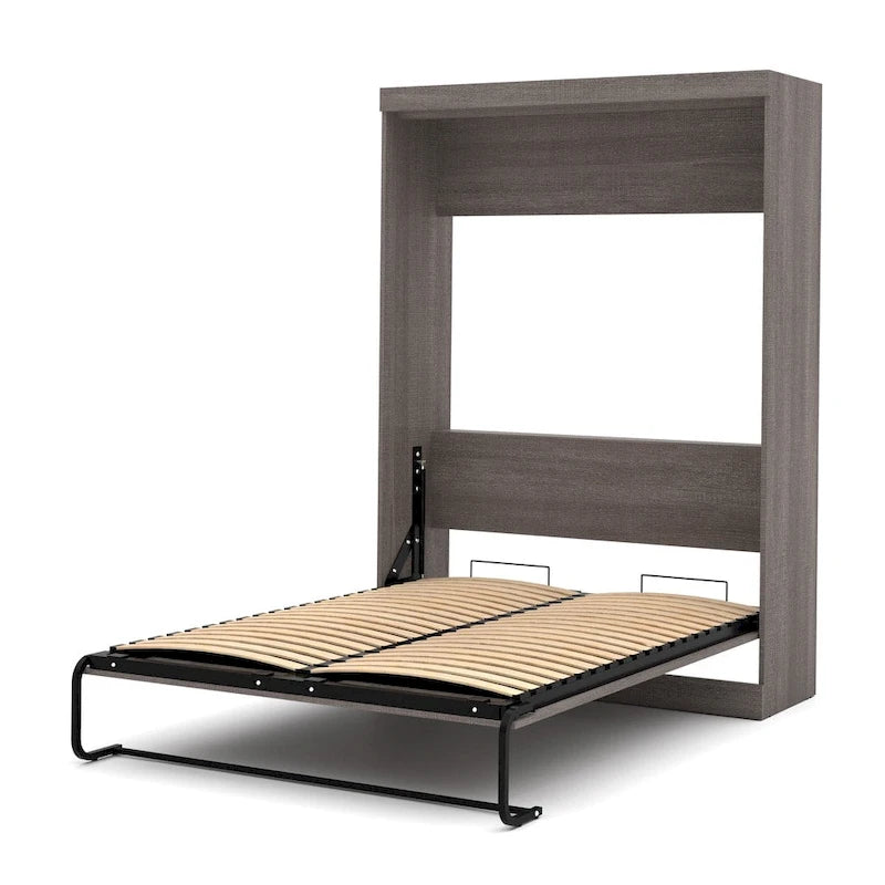 Bestar Nebula Full Murphy Bed with Storage, Wall Bed for Guest Room