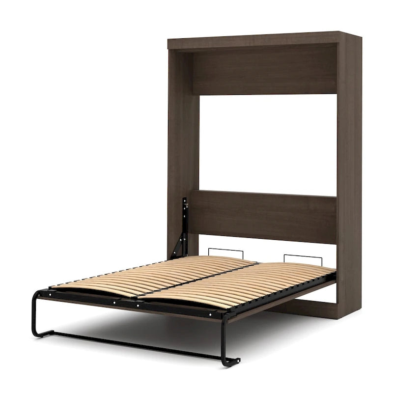 Bestar Nebula Full Murphy Bed with Storage, Wall Bed for Guest Room