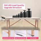 Massage Table 84 Inches Long Portable with Carry Case Table