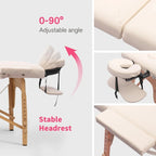 Massage Table 84 Inches Long Portable with Carry Case Table