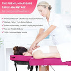 Massage Table 84 Inches Long Portable with Carry Case Table