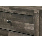 Annis 4 Piece Brown Rustic Platform Bedroom Set