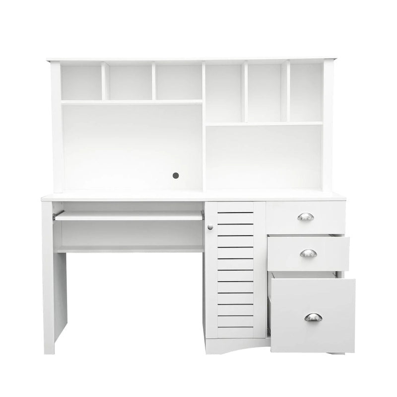 Home Office Computer Desk with Hutch