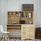 Home Office Computer Desk with Hutch