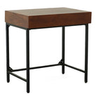 Carolina Living Raleigh Rustic Top Writing Desk - Chestnut/Black